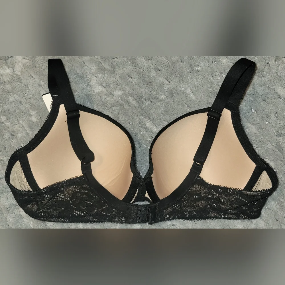 Wacoal Lace Finesse T-shirt Bra 38C Black‎